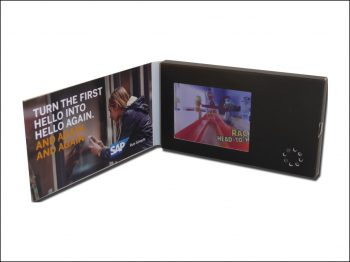 Carte de visite vidéo écran LCD 2.4 pouces
