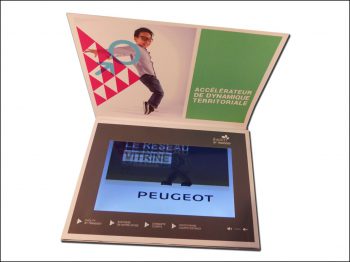 Plaquette vidéo écran LCD 10 pouces