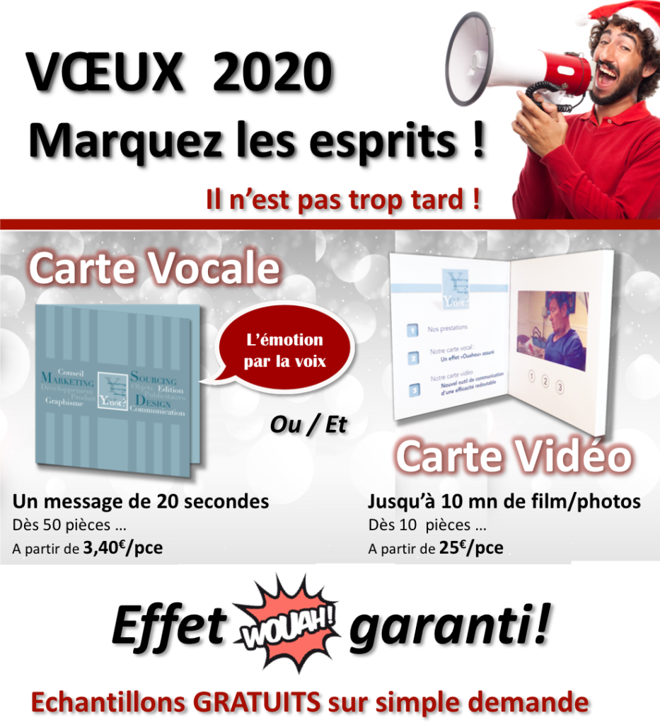 Voeux 2020, Marquez les esprits !